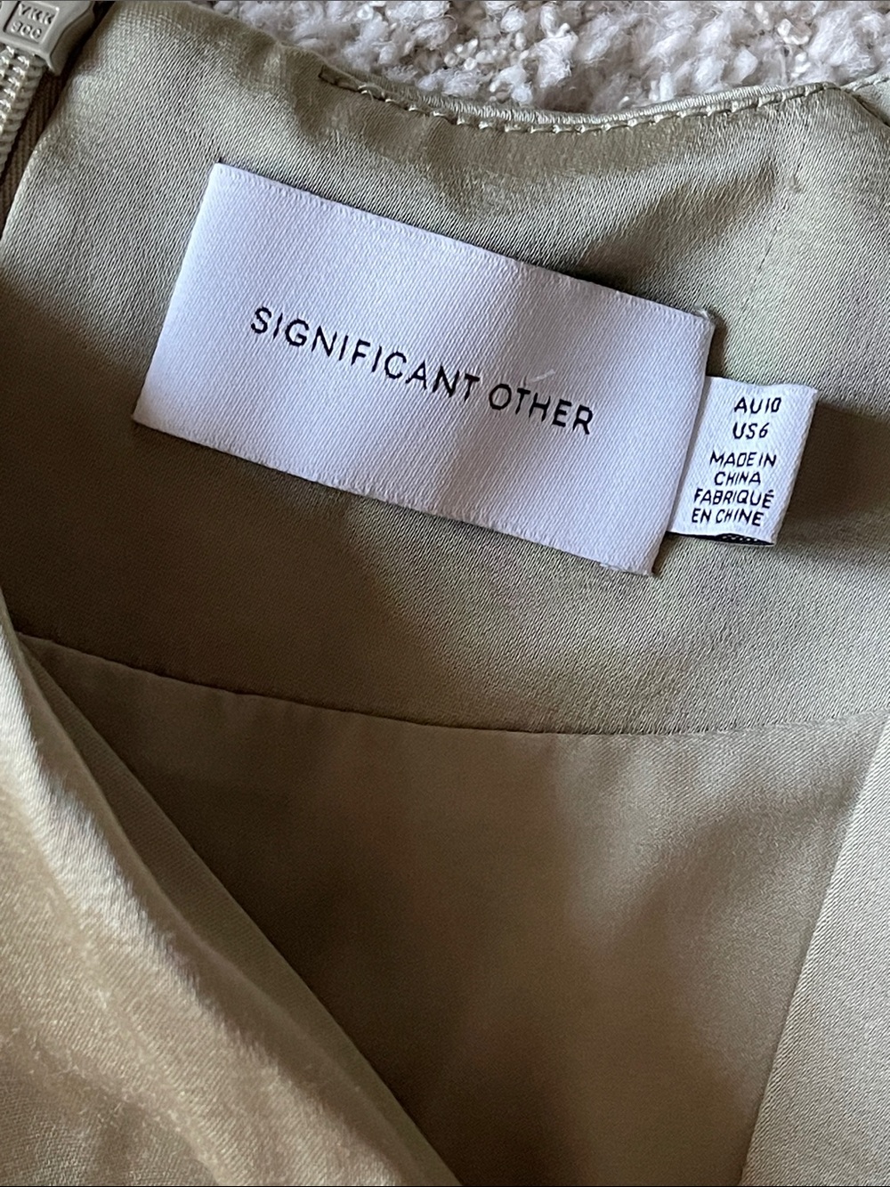 Significant Other Becca Dress Size 6 Sage Green Maxi - Picture 7 of 9
